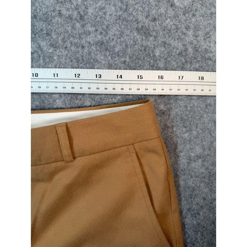 Banana Republic Ryan Straight Leg Dress Pants Camel Tan Brown Womens 6